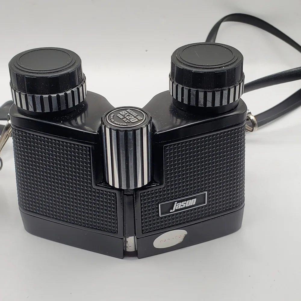 Vintage Jason Binoculars 8x20 Wide 8.2 100 yds model 110 with bag